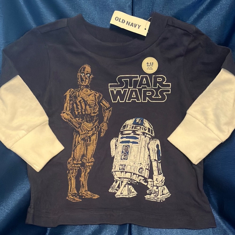3/$18 NWT Star Wars LS Shirt